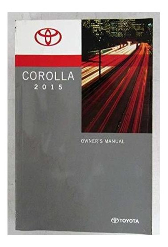 Manual Del Propietario Toyota Corolla 2017