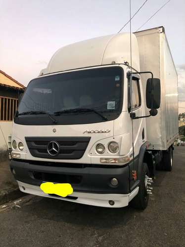 Imagem 1 de 8 de Caminhão 3/4 Mercedes-benz Accelo 1016 No Baú