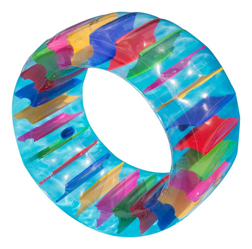 Rueda De Agua Inflable Sun Searcher Rainbow Roller Color Par