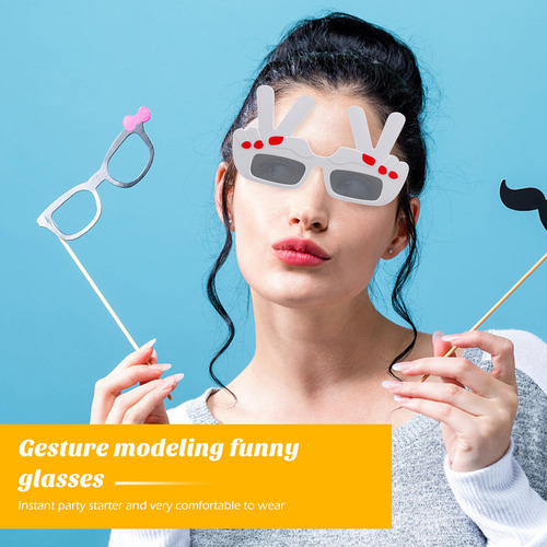 Gafas Divertidas De Regalo Decoration Gesture, 3 Unidades