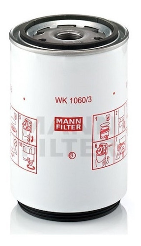 Filtro Combustible Mann Wk1060/3x Agrale Volvo Jd Re500186