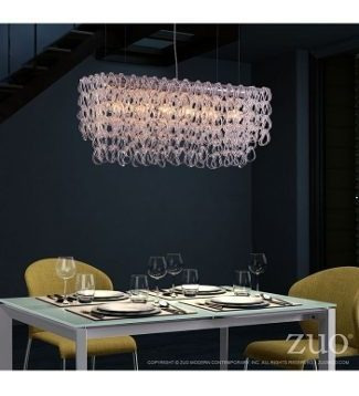 Imagen 3 de 9 de Lampara De Techo Modelo Jet Stream - Vidrio Këssa Muebles