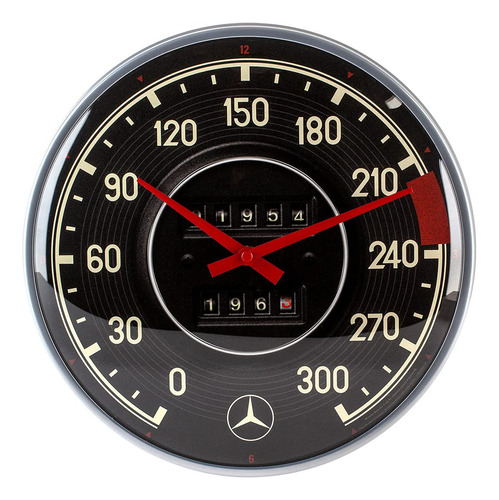 Nostalgic-art Reloj De Pared  , Mercedes-benz, Tacho,