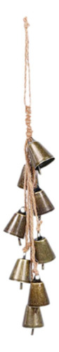 5 Campanas Colgantes De Navidad, Forma De Cono De Bronce