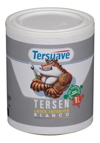 Látex Interior Tersen Blanco 1 Litro Tersuave Premium