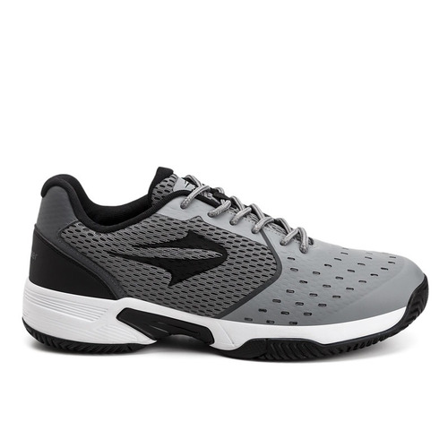 Imagen 2 de 6 de Zapatilla Topper T-padel Gris Monument/negro Para Hombre