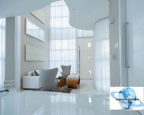 Imagem 3 de 21 de Casa 365m² Para Alugar 3 Suítes Semi Mobiliado Condomínio Giverny Sorocaba Sp - Ca01014 - 69980249