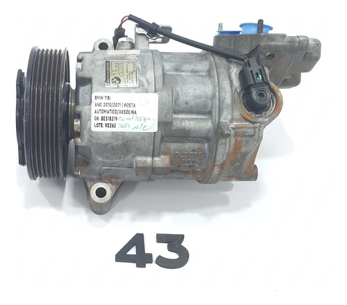 Compressor Ar Condicionado Bmw 118i Ano 2011 V2262