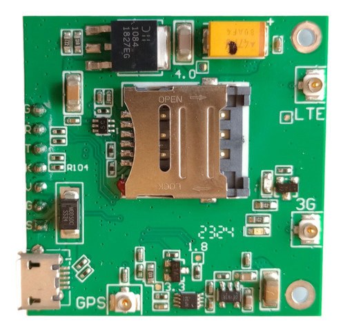 Modulo Sim 4g Lte Gps Red Inalambrica Celular Arduino Diy