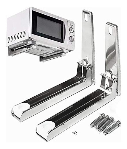 Soporte Microondas Acero Inoxidable Plegable - Universal,