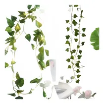 Comprar Guirnalda De Hojas Artificiales Con Luces Led 5mts