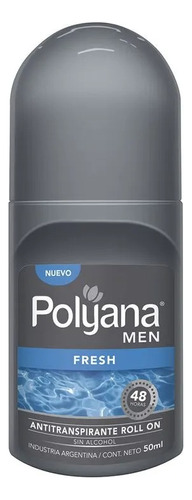 Desodorante Antitransp Roll On Men Polyana 50ml Pack X12 U
