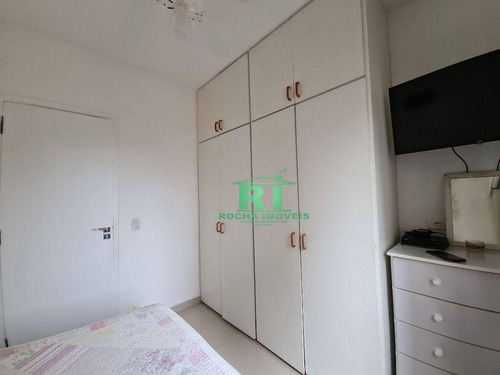 Imagem 11 de 22 de Apartamento Na Praia, 3 Dormitórios, Sendo 2 Suítes, Sacada, Piscina, 1 Vaga De Garagem, Praia Das Astúrias - Guarujá/sp. - Ap3869