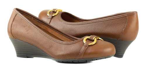 Zapatos De Dama Plataforma Flexi Comodos 18813 Whisky | Meses sin intereses