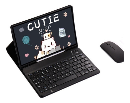 Funda Con Ratón Y Teclado Para Galaxy Tab S9 Fe+ 12.4 Ñ