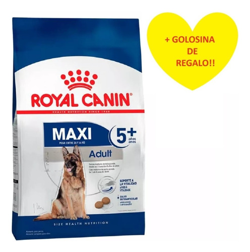 Royal Canin Perro Maxi Adulto+5 15kg + Regalo!!