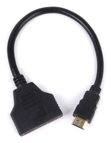 Hdmi Macho A 2 Hembra Cable Adaptador Convertidor Para