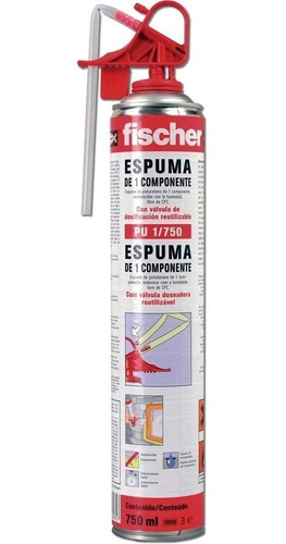 Espuma De Poliuretano Expandido Fischer Aerosol 750ml