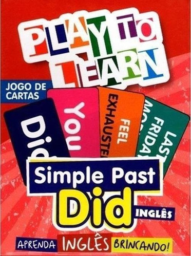 Play To Learn - Simple Past - Jogo De Cartas