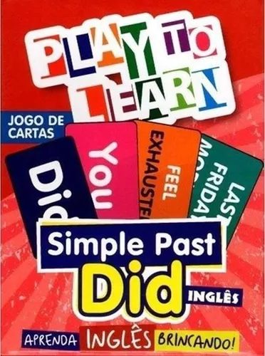 Aprenda Inglês Brincando - Jogo de Cartas - Simple Past Did - Play