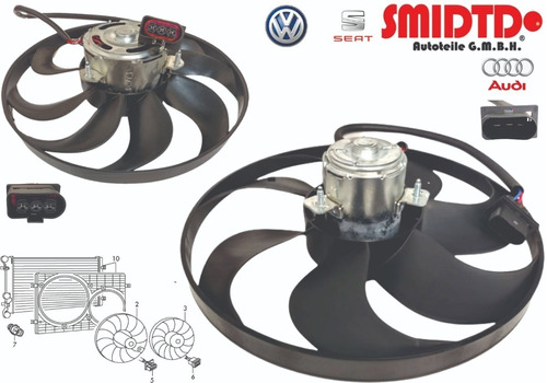 Motoventiladores Con Aspas C/aac Vw Jetta 1.8l 99-05