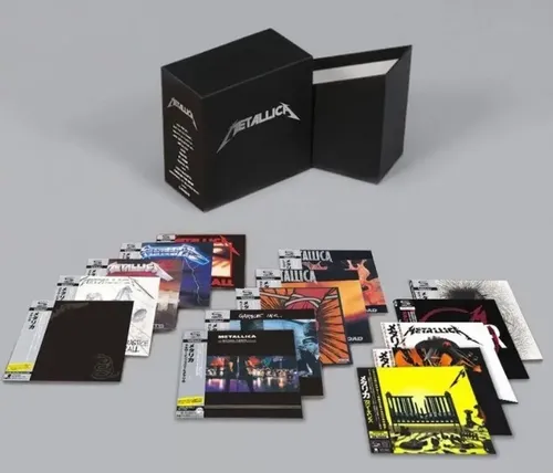 【新品】llica メタリカ SHM-CD コレクション21枚組 Box Metallica- Discografia 21 Cds Mini Lp Japonês C Obi Raro