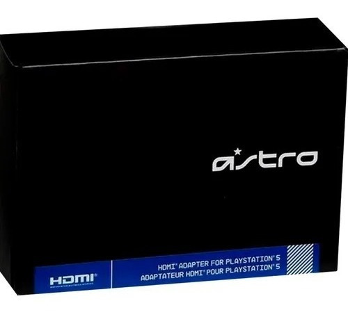 Adaptador Astro Hdmi P/ps5 Negro