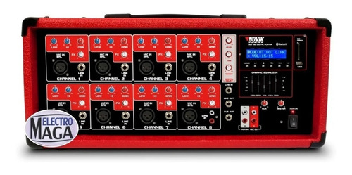 Consola Novik Neo Nvk 8500bt De Mezcla 110v/220v Bluetooth