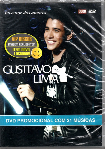 Dvd Gusttavo Lima Inventor Dos Amores Promocional - Lacrado!
