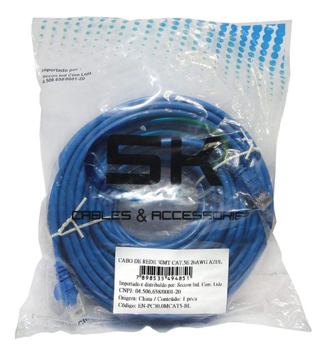 Cabo De Rede Com 3 Metros Ethernet Interner Conexcao Oferta