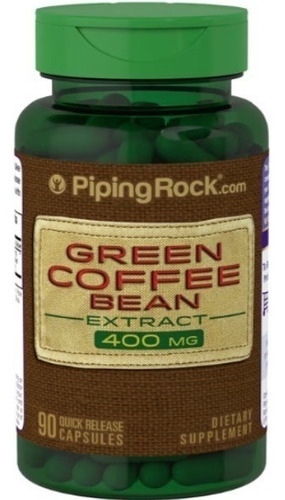 Grano Verde Green Coffee Quemador Grasa 400 Mg 90 Caps Pipin