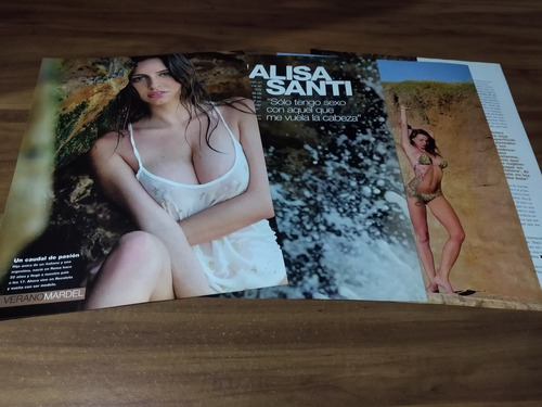 (ak136) Annalisa Santi * Clippings Revista 4 Pgs * 2014