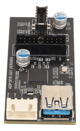 Placa De Expansão De Adaptador Tipo E De 19 Pinos Usb3.2 Gen