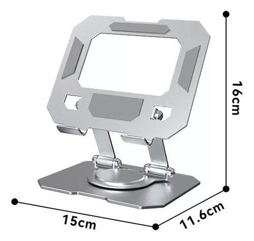 Soporte Tablet Base Giratoria 360° Plegable Para iPad