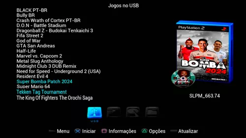 Kit Opl Memory Card Ps2 + Pendrive 64 Gb + Jogos