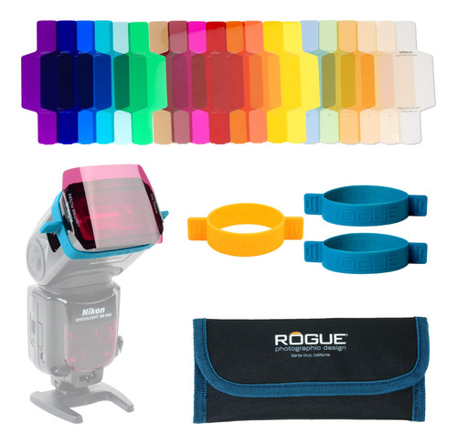 Rogue Flash Gels Para Speedlights 20 Color Gel Filtro