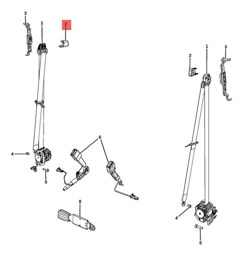 2 Fundas Para Cinturón, 5hf07dx9ae, Para Girar A La Izquierd