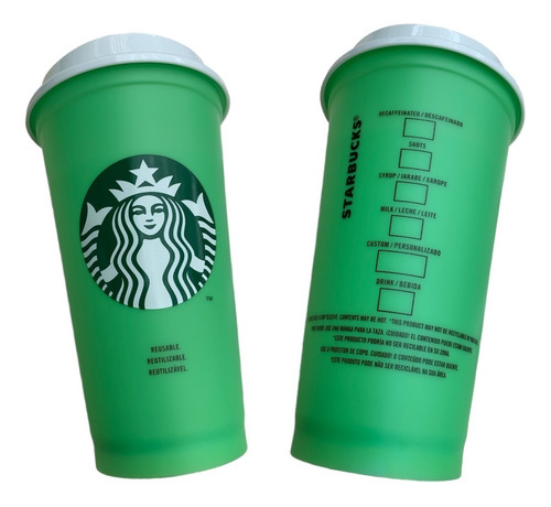 Vaso Starbucks Especial Cambia Color Bebida Caliente