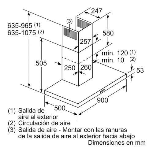 Campanas Campana Extractora 90cm Bosch Dwb96bc50 - Fama