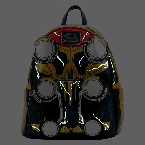 Thor Love Loungefly Marvel Cosplay Mini Backpack Color Azul