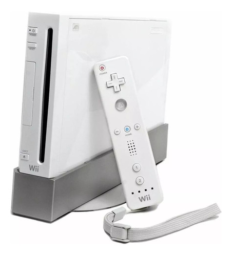 Nintendo Wii 512mb Standard Cor Branco Completo Com 1 Controle (Recondicionado)