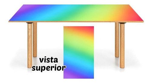 Vinilo Para Mesa Circulo Cromatico Colores Vinilo Deco M4