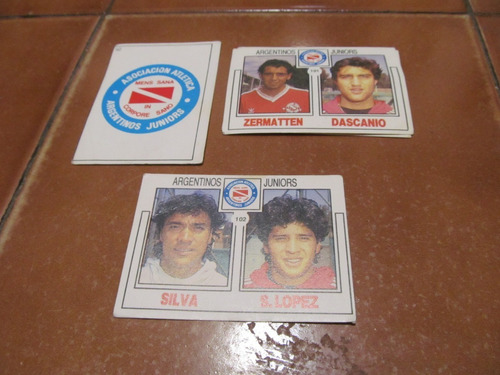 Lote 3 Figuritas Supercolección 1992 Argentinos Juniors