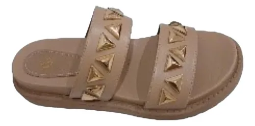 Huarache Gillio Casual Para Dama Modelo 919002 Nude Cuotas sin