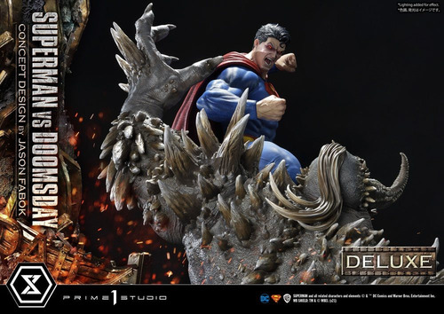 Estatua Prime 1 Studio Dc: Superman Vs Doomsday