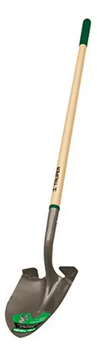 Pala Truper - Tamaño Mediano, Mango De 48 , Agarres De 7''