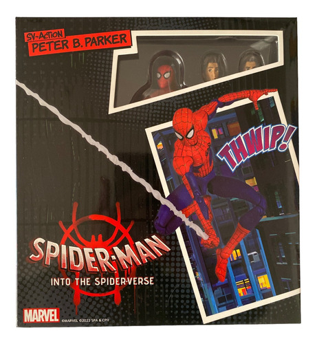Sentinel Spiderman Deluxe Peter B Parker Spiderverse Gargola (Usado)