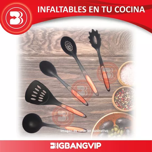 Cucharones X5und Cucharas Utensilios Cocina Antiadherentes