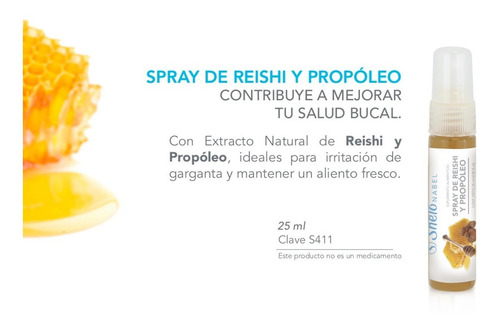 Paquete Con 3 Spray De Reishi Y Propóleo Higiene Bucal 25ml