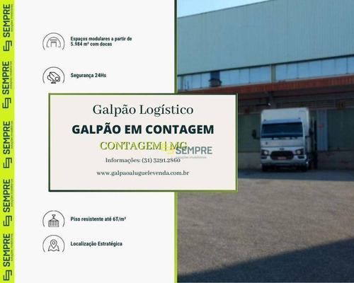 Imagem 1 de 13 de Galpão Para Alugar Em Contagem/mg - Ga1444
